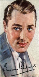 Brian Aherne, 1902-1986, englischer Filmschauspieler, der in Hollywood Erfolg hatte, 20. Jahrhundert