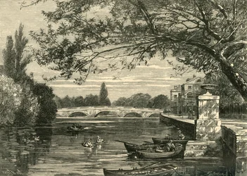 Brücke über die Ouse, Bedford, 1898