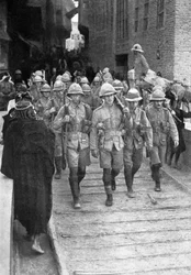 Britische Truppen auf dem Weg nach Bagdad, Erster Weltkrieg, 1917