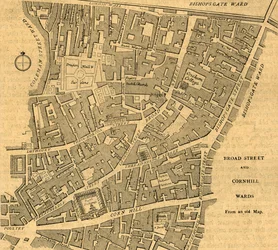 Broad Street und Cornhill Wards, 1897