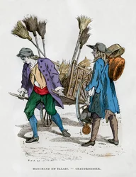 Besenverkäufer und Kesselschmied, 1882-1884