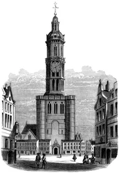 Rathaus von Brüssel, 17. Jahrhundert 1849