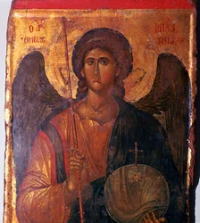 Byzantinische Ikone des Erzengels Michael, 14. Jahrhundert
