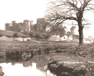 Caerphilly Castle, Wales, 1894