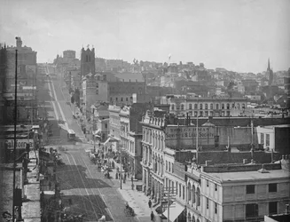 California Street, San Francisco, um 1897