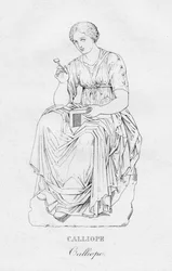 Kalliope, um 1850