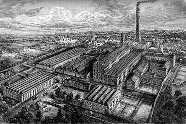 Camperdown Leinenwerke, Dundee, ca. 1880