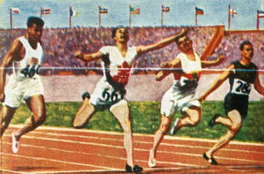 Kanadischer Sprinter Percy Williams, 1928