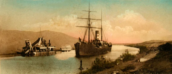 Suezkanal - Tussun-Kurve, um 1918-1939