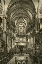 Kathedrale von Canterbury - Der Chor, 1898