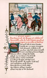 Canterbury-Pilger, um 1420, 19. Jahrhundert