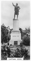 Statue von Captain Cook, Australien, 1928