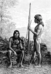 Caraya-Indianer, Südamerika, 1895