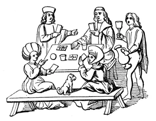 Kartenspiel, frühes 16. Jahrhundert, 1910