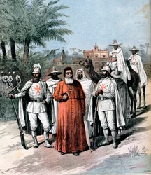 Kardinal Lavigerie, Gründer der Anti-Sklaverei-Gesellschaft, 1891