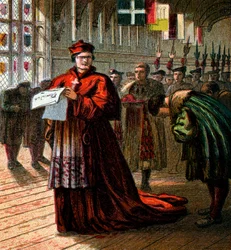 Kardinal Wolsey, um 1850