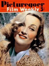 Carole Lombard 1908-1942, amerikanische Schauspielerin, 1940