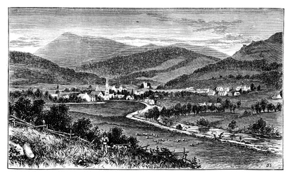 Castleton of Braemar, Schottland, um 1888