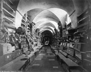 Katakomben der Kapuziner, Palermo, Italien, um 1910er Jahre