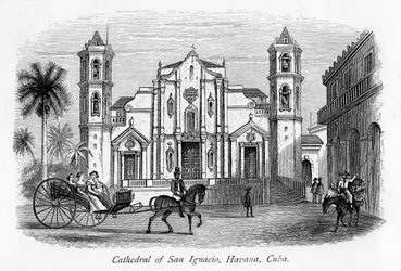 Kathedrale von San Ignacio, Havanna, Kuba, 19. Jahrhundert