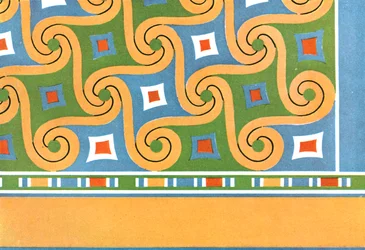 Deckenmalereien im Grab von Nes-pa-nefer-her, Sheikh Abd el-Qurna, Theben, Ägypten, 1928