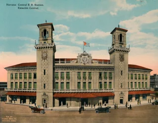 Zentralbahnhof, Havanna, Kuba, um 1920