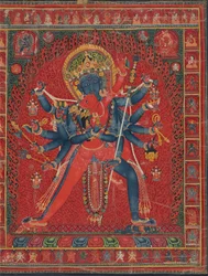 Chakrasamvara und Gefährtin Vajravarahi, 1450-1500