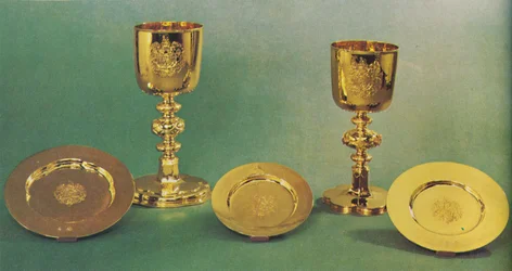 Kelche und Patene, 1953