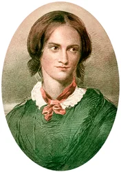 Charlotte Brontë 1816-1855, englische Schriftstellerin, 1908-1909