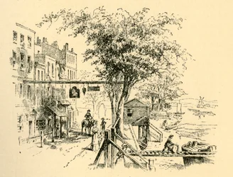Chelsea war damals ein Dorf am Flussufer, 1907