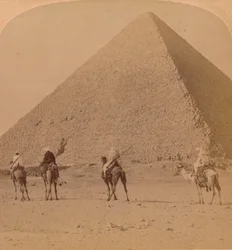 Cheops, die größte der Pyramiden, Ägypten, 1896