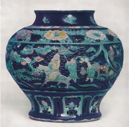 Chinesischer Weinkrug, Ming-Periode, 1368-1644, 1928