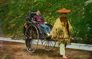 Chinesische Rikscha, 20. Jahrhundert