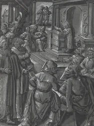 Christus heilt die Lahmen [verso]