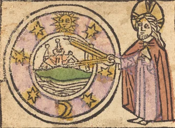 Christus misst den Globus