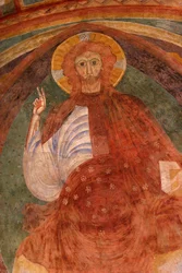 Christus in Herrlichkeit, Kathedrale von Nevers, Nevers, Frankreich