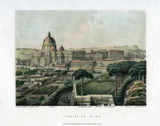 Christliches Rom, Italien, um 1865