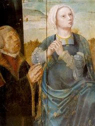 Die Passion Christi, Detail vom Altarbild des Heiligen Antonius, 16. Jahrhundert