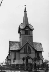 Kirche, Hammerfest, Finnmark, Nordnorwegen, um 1920er-1930er Jahre