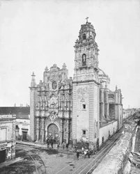 Kirche von La Santisima, Mexiko-Stadt, Mexiko, um 1900