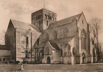 Kirche des Hospitals St. Cross, Winchester, Hampshire, frühes 20. Jahrhundert