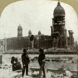 Rathaus von McAllister St. nach Nordosten blickend, 1906