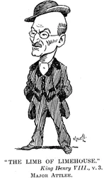 Clement Attlee 1883-1967 britischer Labour-Politiker, 1932