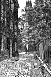 Cliffords Inn, Blick nach Norden