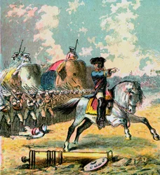 Clives Siege in Indien, um 1850er Jahre