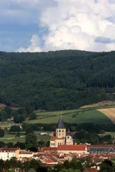 Cluny, Saone-et-Loire, Frankreich, 16.08.2015 - Cluny Abtei, dem heiligen Petrus gewidmet, ein ehemaliges Benediktinerkloster in Cluny.