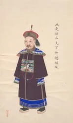 Sammlung von Gemälden, die Militärbeamte zeigen