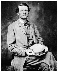 Oberst John Singleton Mosby, amerikanischer konföderierter Soldat, 1860er Jahre