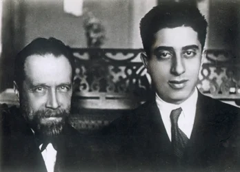 Komponisten Nikolai Mjaskowski und Aram Chatschaturjan, 1933