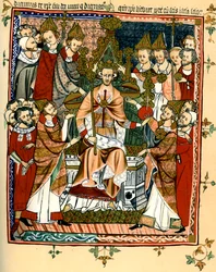 Krönung eines Königs, frühes 14. Jahrhundert, 1893